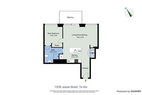 Photo of property in Sol Apartments, 13/37 Jessie Street, Te Aro, Wellington, 6011