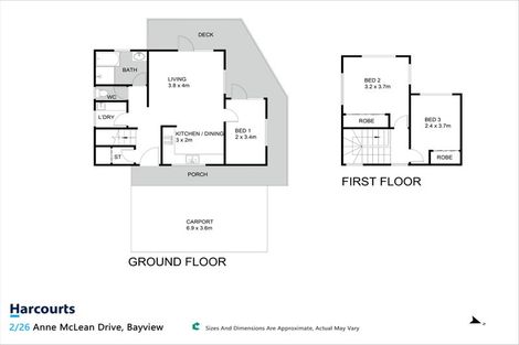 Photo of property in 2/26 Anne Mclean Drive, Bayview, Auckland, 0629