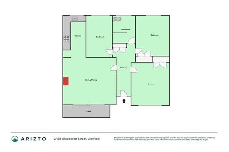 Photo of property in 2/538 Gloucester Street, Linwood, Christchurch, 8011