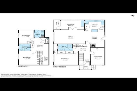 Photo of property in 59 Hornsey Road, Melrose, Wellington, 6023