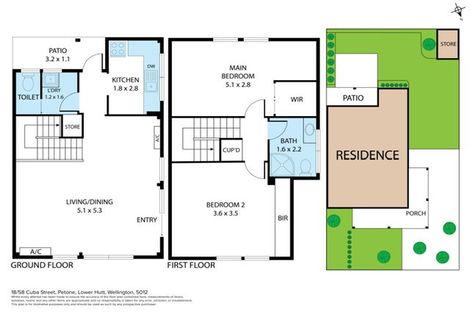 Photo of property in Princeton Gardens, 18/58 Cuba Street, Petone, Lower Hutt, 5012