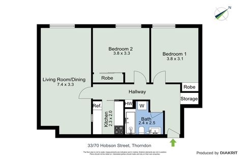 Photo of property in Hobson Court Flats, 33/70 Hobson Street, Thorndon, Wellington, 6011