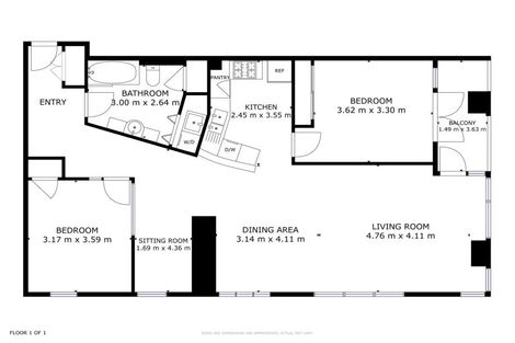 Photo of property in Kate Sheppard Apartments, 3j/42 Molesworth Street, Thorndon, Wellington, 6011