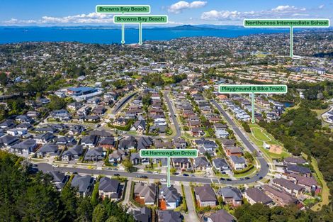 Photo of property in 64 Harrowglen Drive, Northcross, Auckland, 0630