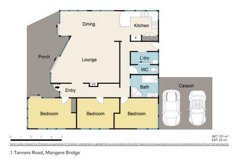 Photo of property in 1 Tanners Road, Mangere Bridge, Auckland, 2022