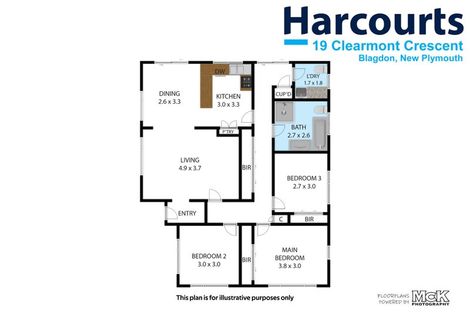 Photo of property in 19 Clearmont Crescent, Blagdon, New Plymouth, 4310