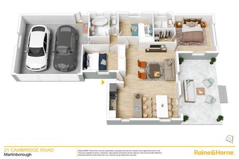 Photo of property in 21 Cambridge Road, Martinborough, 5711