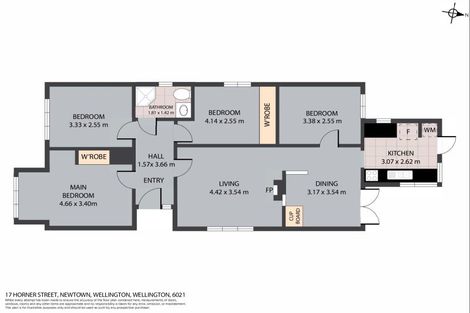 Photo of property in 17 Horner Street, Newtown, Wellington, 6021