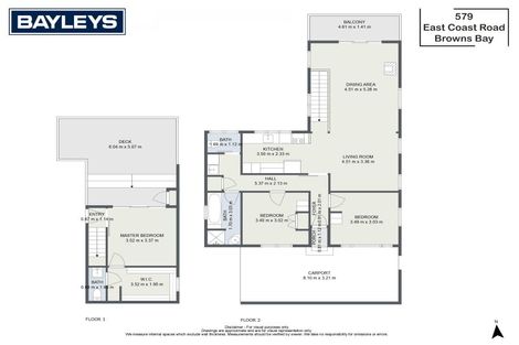 Photo of property in 579 East Coast Road, Browns Bay, Auckland, 0630