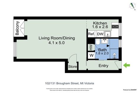 Photo of property in Melksham Towers, 102/131 Brougham Street, Mount Victoria, Wellington, 6011