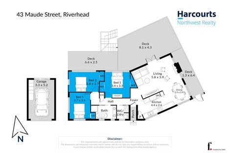 Photo of property in 43 Maude Street, Riverhead, 0820