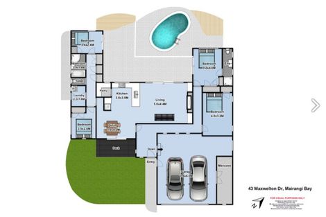 Photo of property in 43 Maxwelton Drive, Mairangi Bay, Auckland, 0630