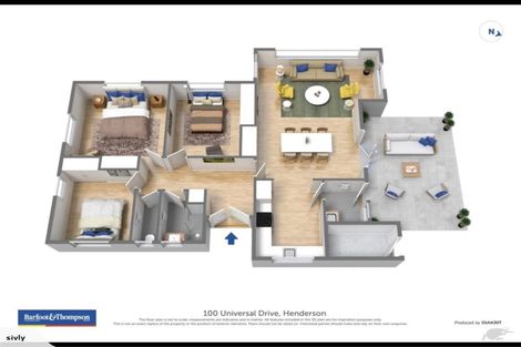 Photo of property in 100 Universal Drive, Henderson, Auckland, 0610