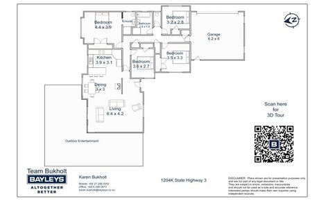 Photo of property in 1204k State Highway 3, Kai Iwi, Whanganui, 4574