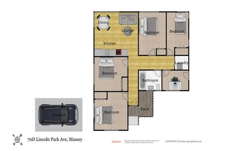 Photo of property in 70d Lincoln Park Avenue, Massey, Auckland, 0614