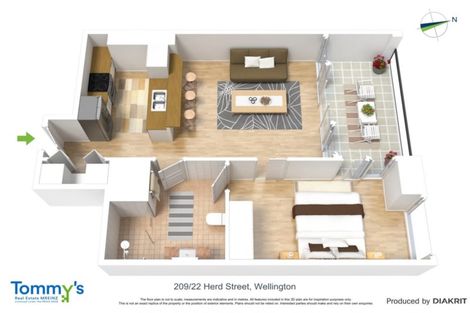 Photo of property in Chaffers Dock, 209/22 Herd Street, Te Aro, Wellington, 6011