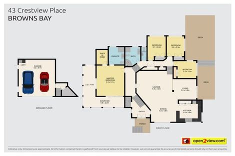 Photo of property in 43 Crestview Place, Browns Bay, Auckland, 0630