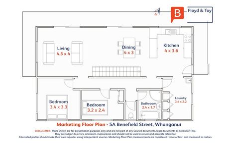 Photo of property in 5a Benefield Street, Whanganui East, Whanganui, 4500