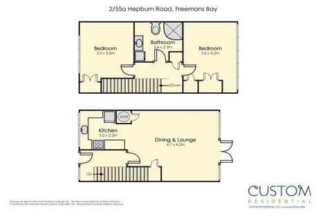 Photo of property in 2/55a Hepburn Street, Freemans Bay, Auckland, 1011