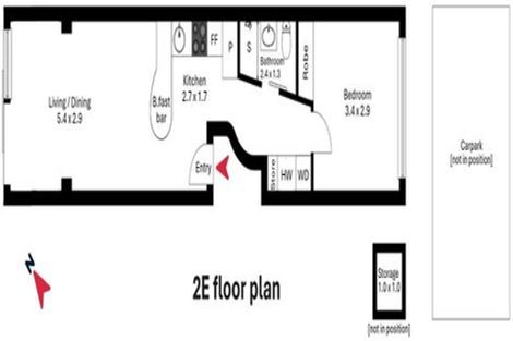 Photo of property in Qba Apartments, 2e/51 Webb Street, Mount Cook, Wellington, 6011