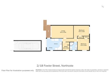 Photo of property in 2/18 Fowler Street, Northcote, Auckland, 0627