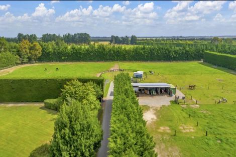 Photo of property in 1217 Hoskyns Road, Kirwee, Christchurch, 7671