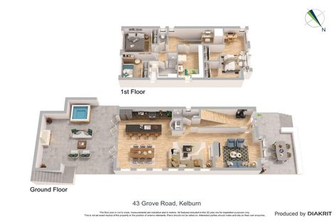 Photo of property in 43 Grove Road, Kelburn, Wellington, 6012