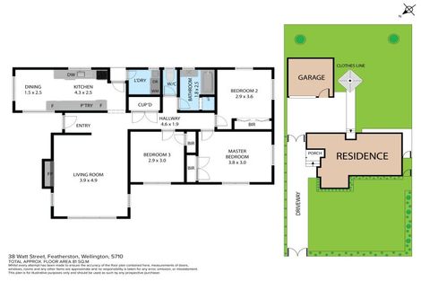 Photo of property in 38 Watt Street, Featherston, 5710