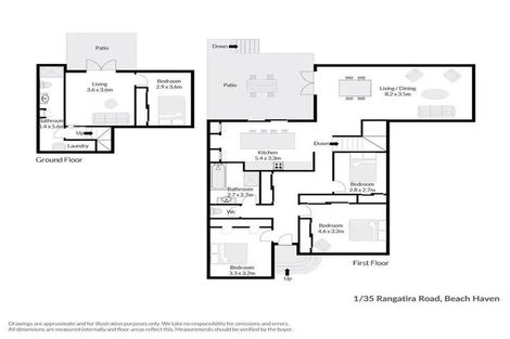 Photo of property in 1/35 Rangatira Road, Beach Haven, Auckland, 0626