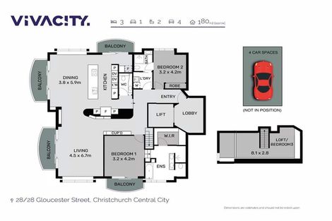 Photo of property in Gloucester Towers, 28/28 Gloucester Street, Christchurch Central, Christchurch, 8013
