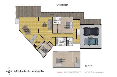 Photo of property in 2/87a Kowhai Road, Mairangi Bay, Auckland, 0630