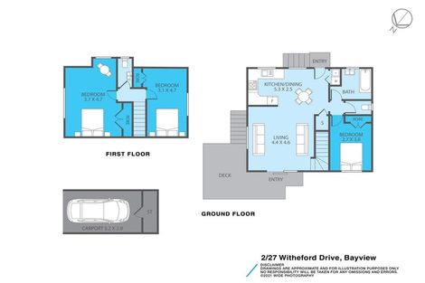 Photo of property in 2/27 Witheford Drive, Bayview, Auckland, 0629