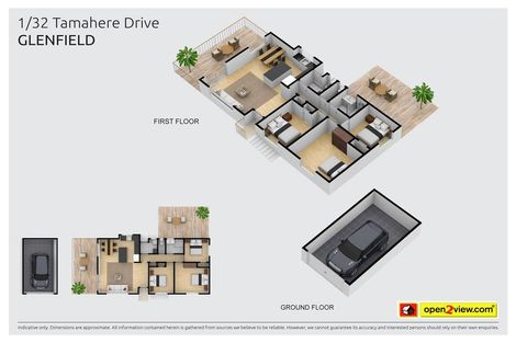 Photo of property in 1/32 Tamahere Drive, Glenfield, Auckland, 0629