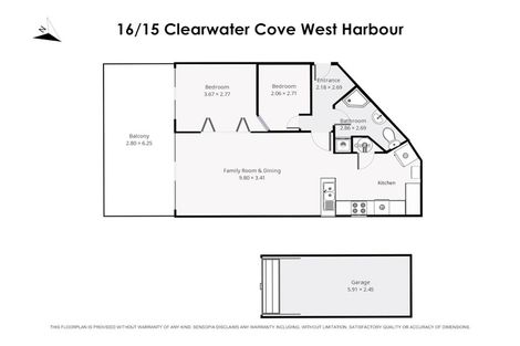 Photo of property in 16/15 Clearwater Cove, West Harbour, Auckland, 0618