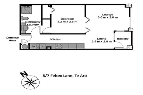 Photo of property in Dixonlane Apartments, 8/7 Feltex Lane, Te Aro, Wellington, 6011