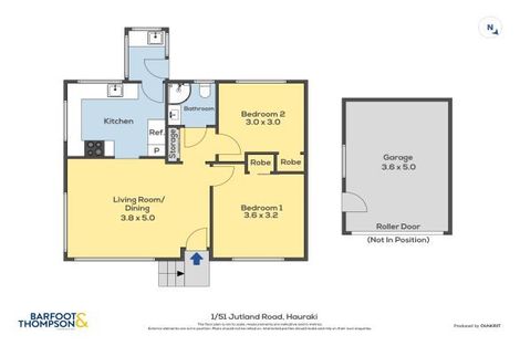 Photo of property in 1/51 Jutland Road, Hauraki, Auckland, 0622