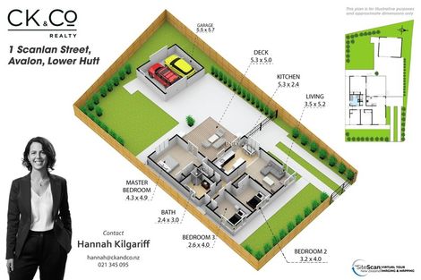 Photo of property in 1 Scanlan Street, Avalon, Lower Hutt, 5011