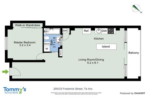 Photo of property in Croxley Mill Apartments, 205/33 Frederick Street, Te Aro, Wellington, 6011