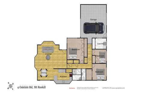 Photo of property in 4 Oakdale Road, Mount Roskill, Auckland, 1041