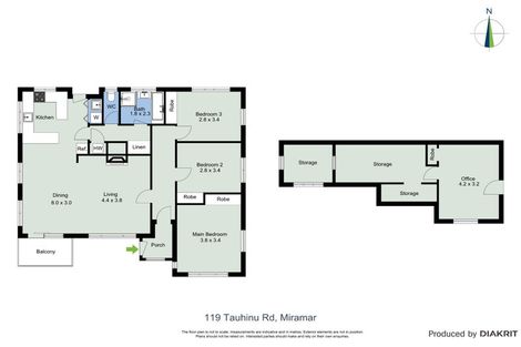 Photo of property in 119 Tauhinu Road, Miramar, Wellington, 6022