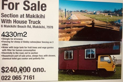 Photo of property in 6 Makikihi Beach Road, Makikihi, Waimate, 7978