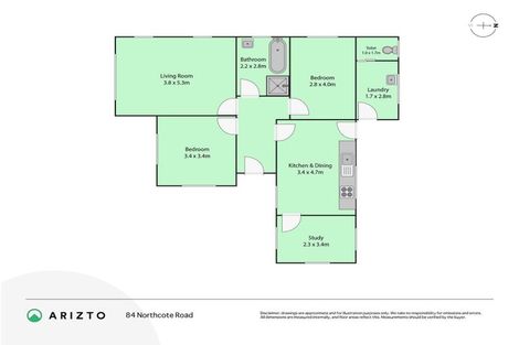 Photo of property in 84 Northcote Road, Northcote, Christchurch, 8052