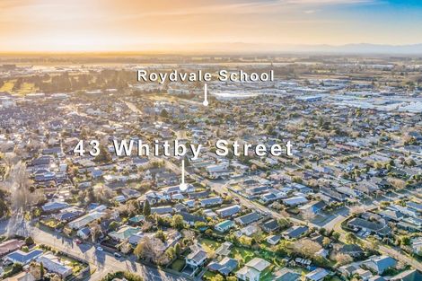 Photo of property in 43 Whitby Street, Burnside, Christchurch, 8053