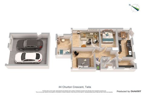 Photo of property in 44 Churton Crescent, Taita, Lower Hutt, 5011