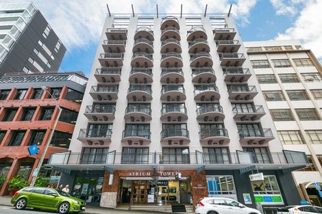 Photo of property in Atrium Towers, 1q/154 The Terrace, Wellington Central, Wellington, 6011
