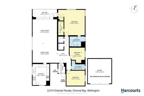 Photo of property in Broadwater Apartments, 214 Oriental Parade, Oriental Bay, Wellington, 6011