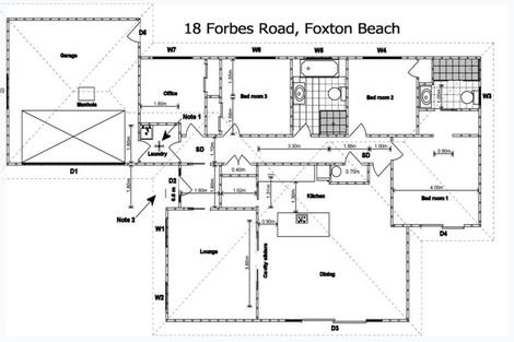 Photo of property in 18 Forbes Road, Foxton Beach, Foxton, 4815