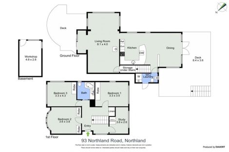 Photo of property in 93 Northland Road, Northland, Wellington, 6012