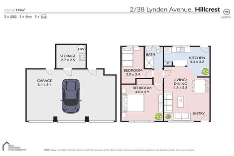 Photo of property in 2/38 Lynden Avenue, Hillcrest, Auckland, 0627