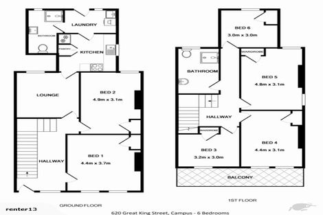 Photo of property in 620 Great King Street, North Dunedin, Dunedin, 9016